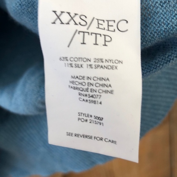 Cabi blue oversized lounge sweater - Picture 6 of 8